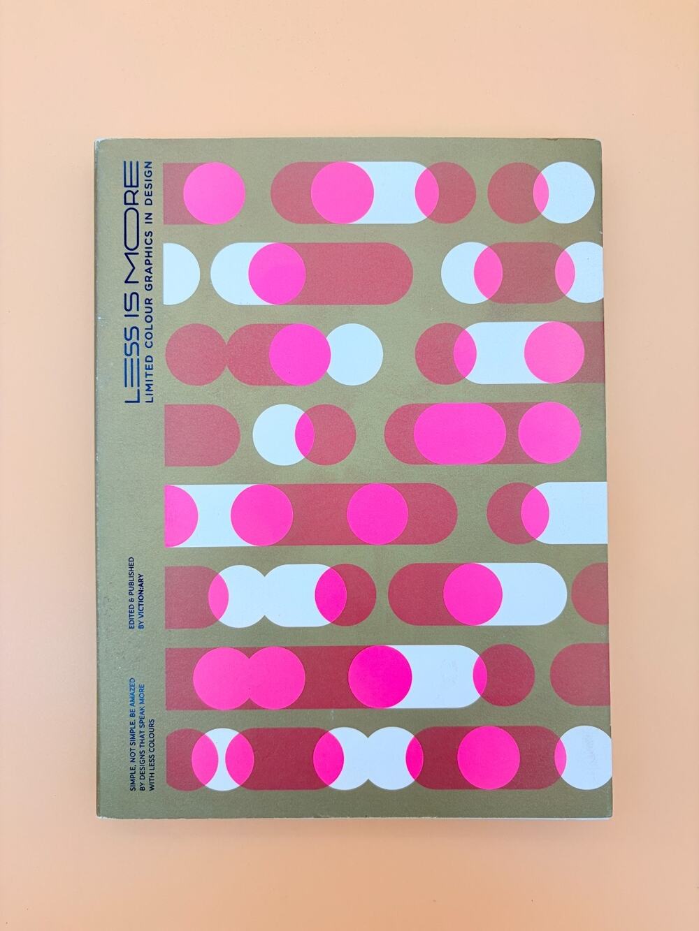 Less Is More Victionary Graphic Design Limited Colour Typography Art Book 2017